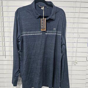 NWT Men's Travis Mathew Long-sleeve Polo Shirt